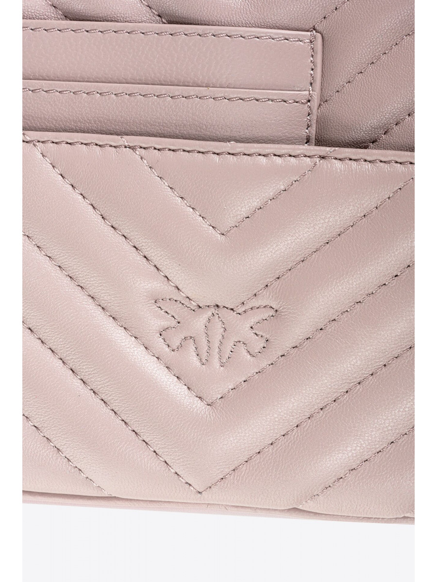 Сумка MINI SQUARE BAG V QUILT — corteccia