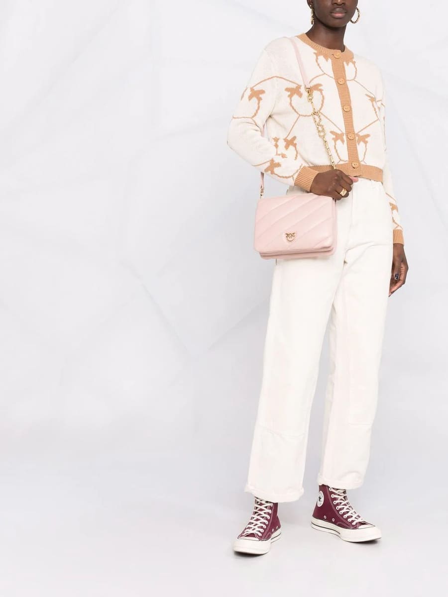 Сумка SMALL TWINS BAG MAXI QUILT – rose