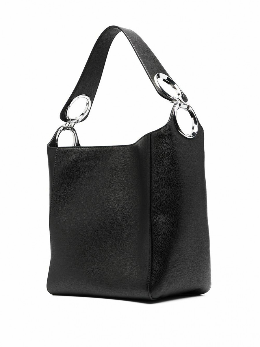 Сумка SOFT SHOULDER BAG INFINITY BUBBLES — black