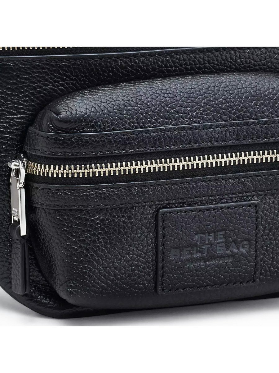ПОЯСНАЯ СУМКА MARC JACOBS THE LEATHER BELT BAG BLACK