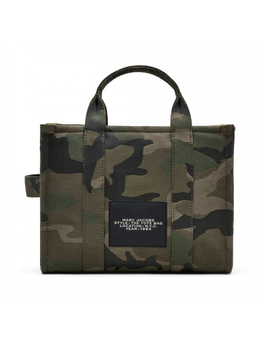 СУМКА MARC JACOBS THE CAMO JACQUARD MEDIUM TOTE BAG GREEN