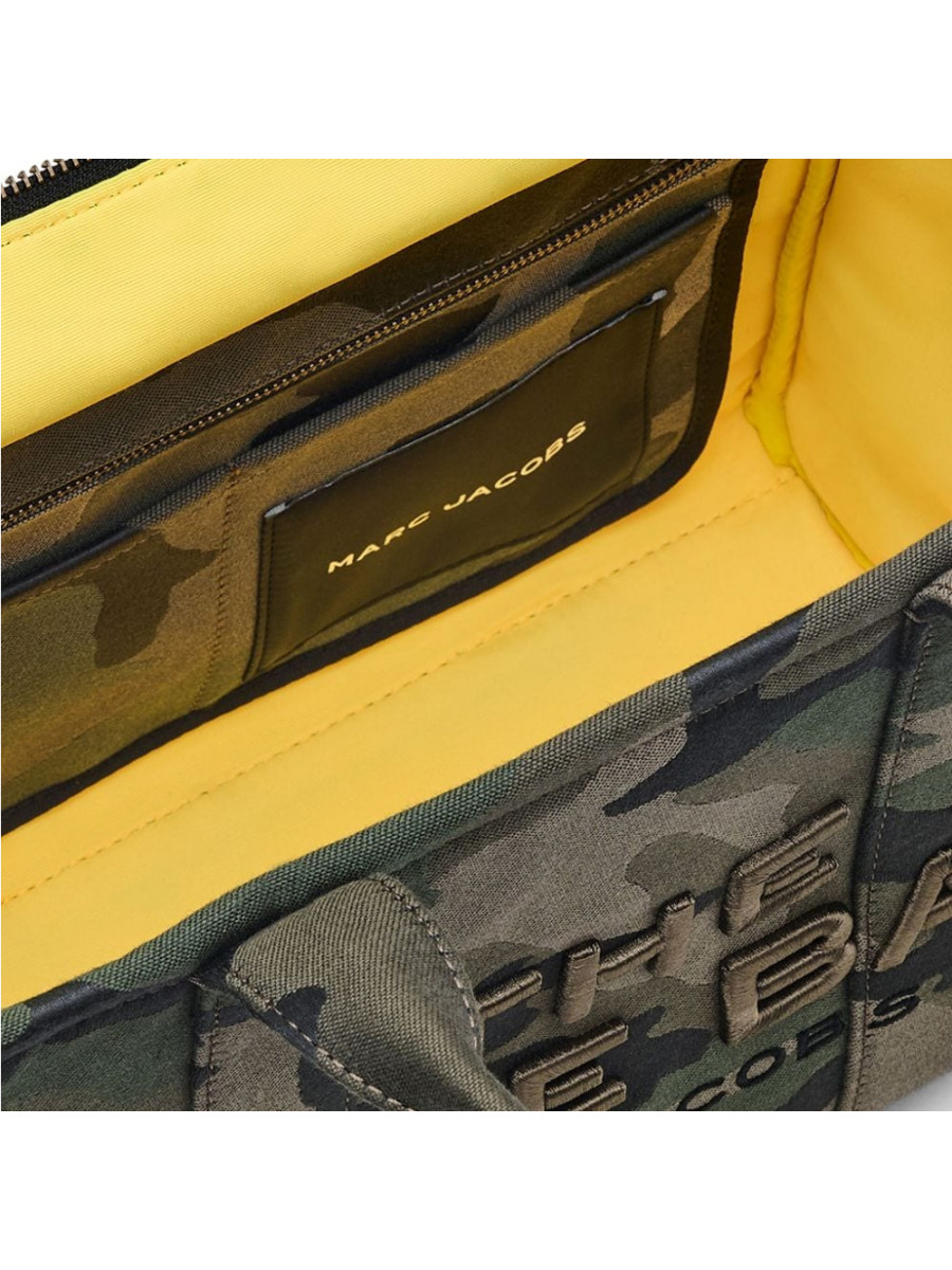СУМКА MARC JACOBS THE CAMO JACQUARD MEDIUM TOTE BAG GREEN
