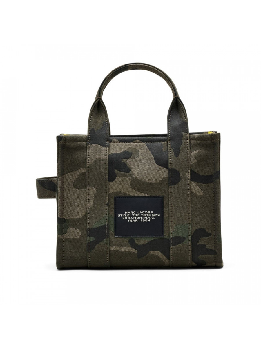 СУМКА MARC JACOBS THE CAMO JACQUARD SMALL TOTE BAG GREEN
