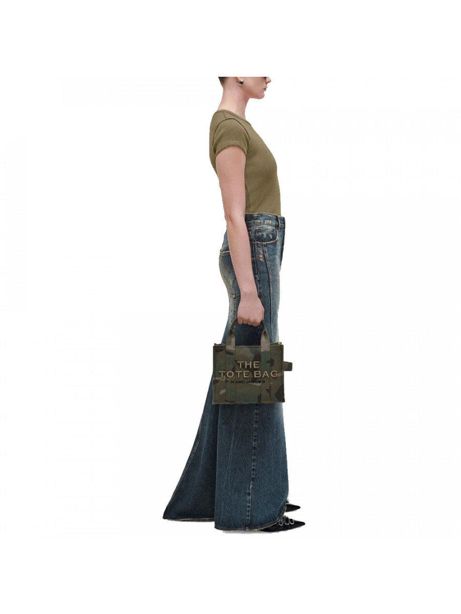 СУМКА MARC JACOBS THE CAMO JACQUARD SMALL TOTE BAG GREEN