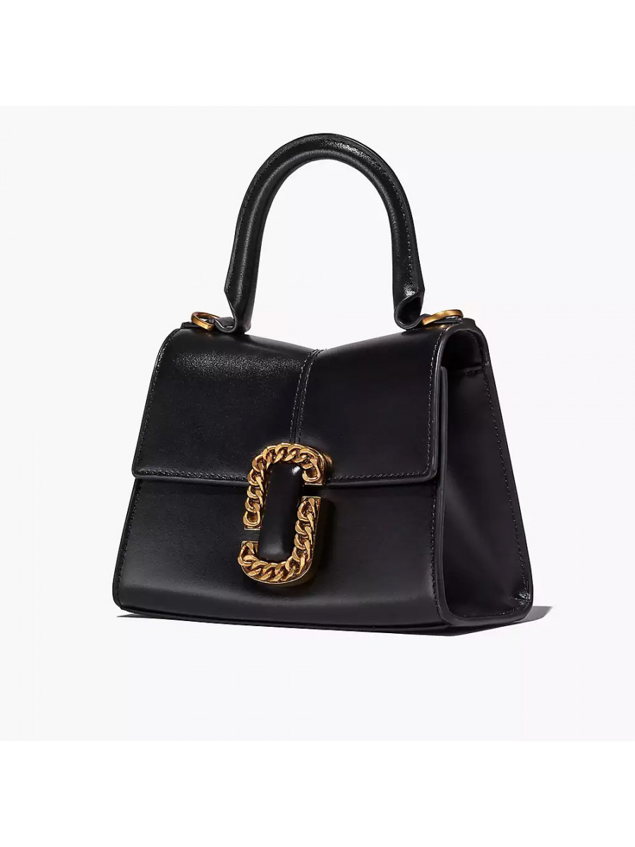 СУМКА MARC JACOBS THE ST. MARC MINI TOP HANDLE BLACK