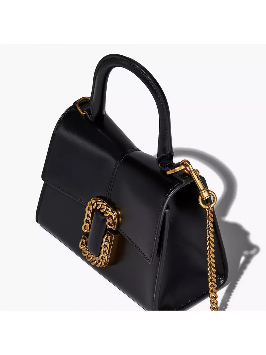 СУМКА MARC JACOBS THE ST. MARC MINI TOP HANDLE BLACK