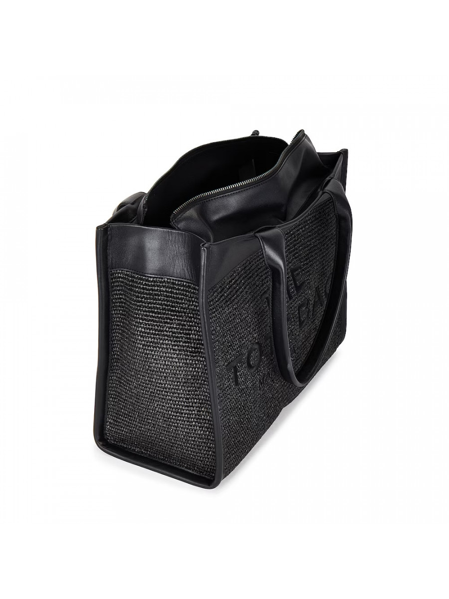 СУМКА MARC JACOBS THE WOVEN DTM LARGE TOTE BAG BLACK