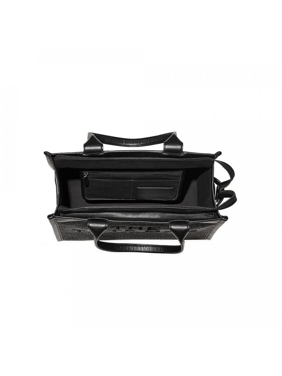 СУМКА MARC JACOBS THE WOVEN DTM LARGE TOTE BAG BLACK