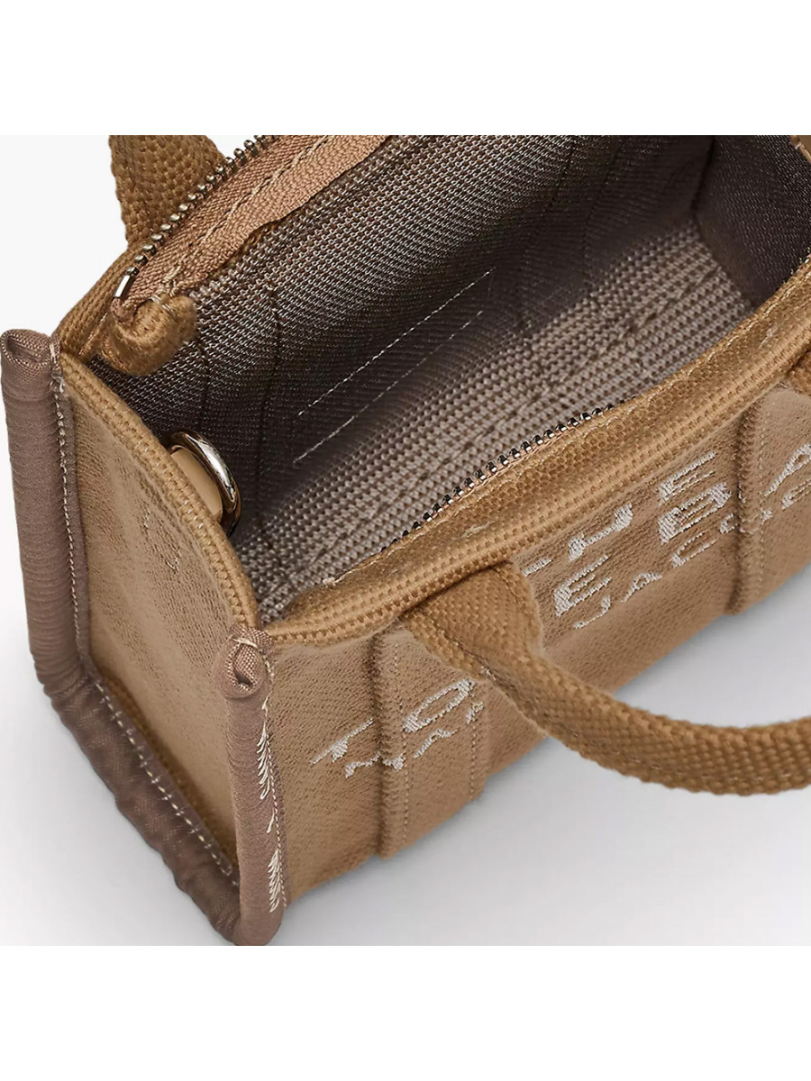 СУМКА MARC JACOBS THE JACQUARD CROSSBODY TOTE BAG CAMEL