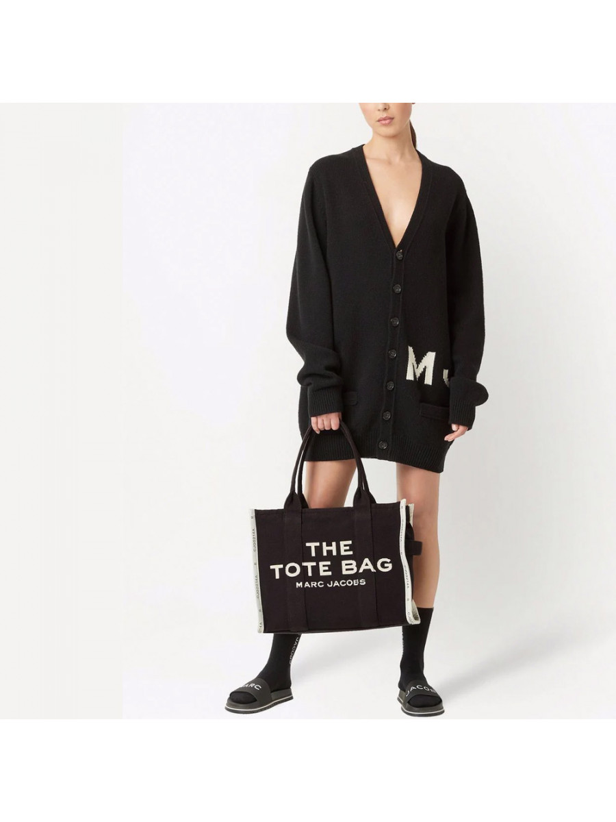 СУМКА MARC JACOBS THE JACQUARD LARGE TOTE BAG BLACK