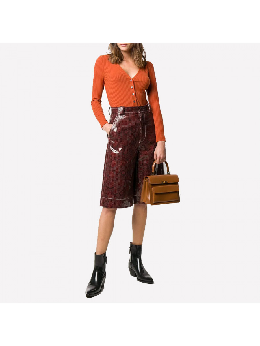 СУМКА MARC JACOBS THE UPTOWN COW LEATHER BAG BROWN