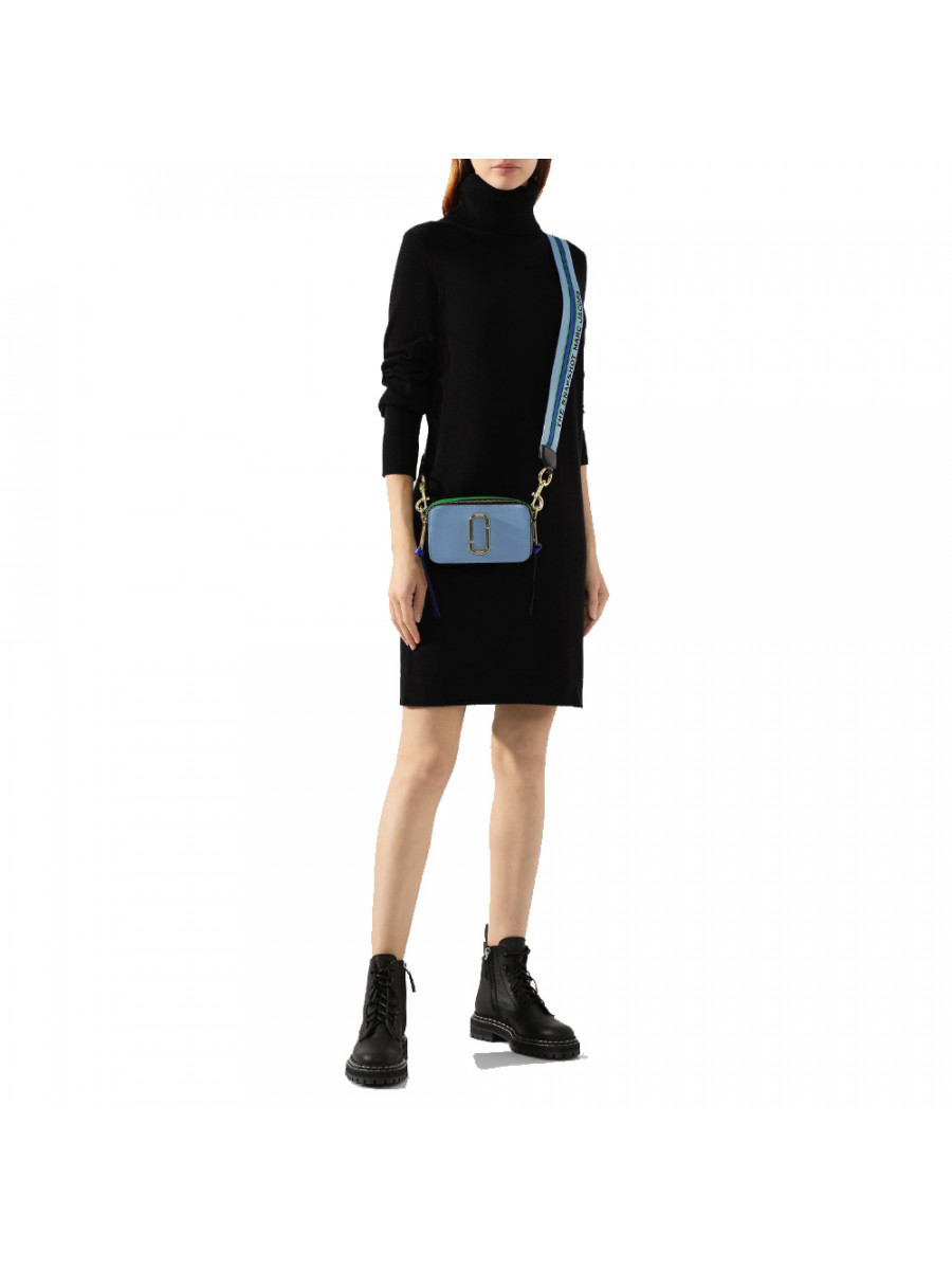 СУМКА MARC JACOBS SNAPSHOT MISTY BLUE MULTI