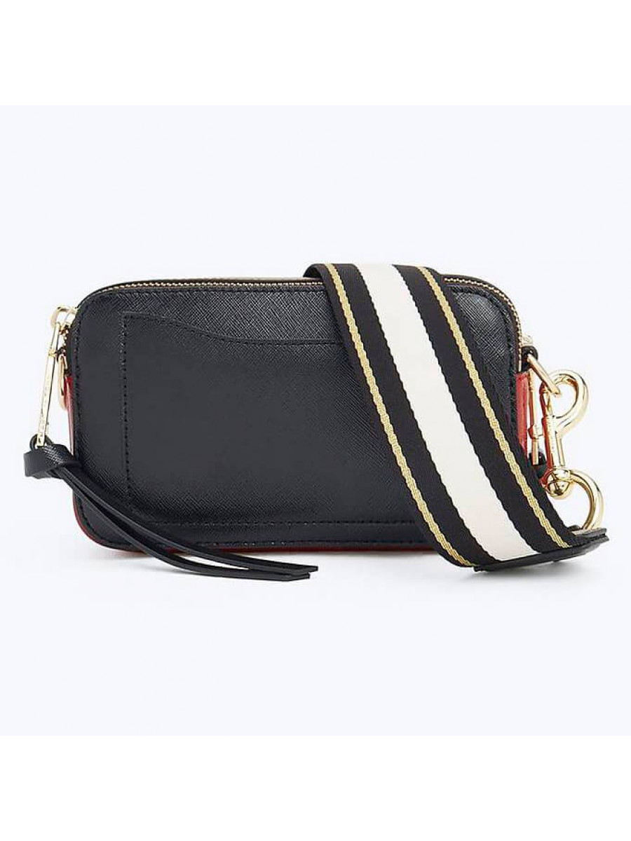 СУМКА MARC JACOBS SNAPSHOT BLACK/RED