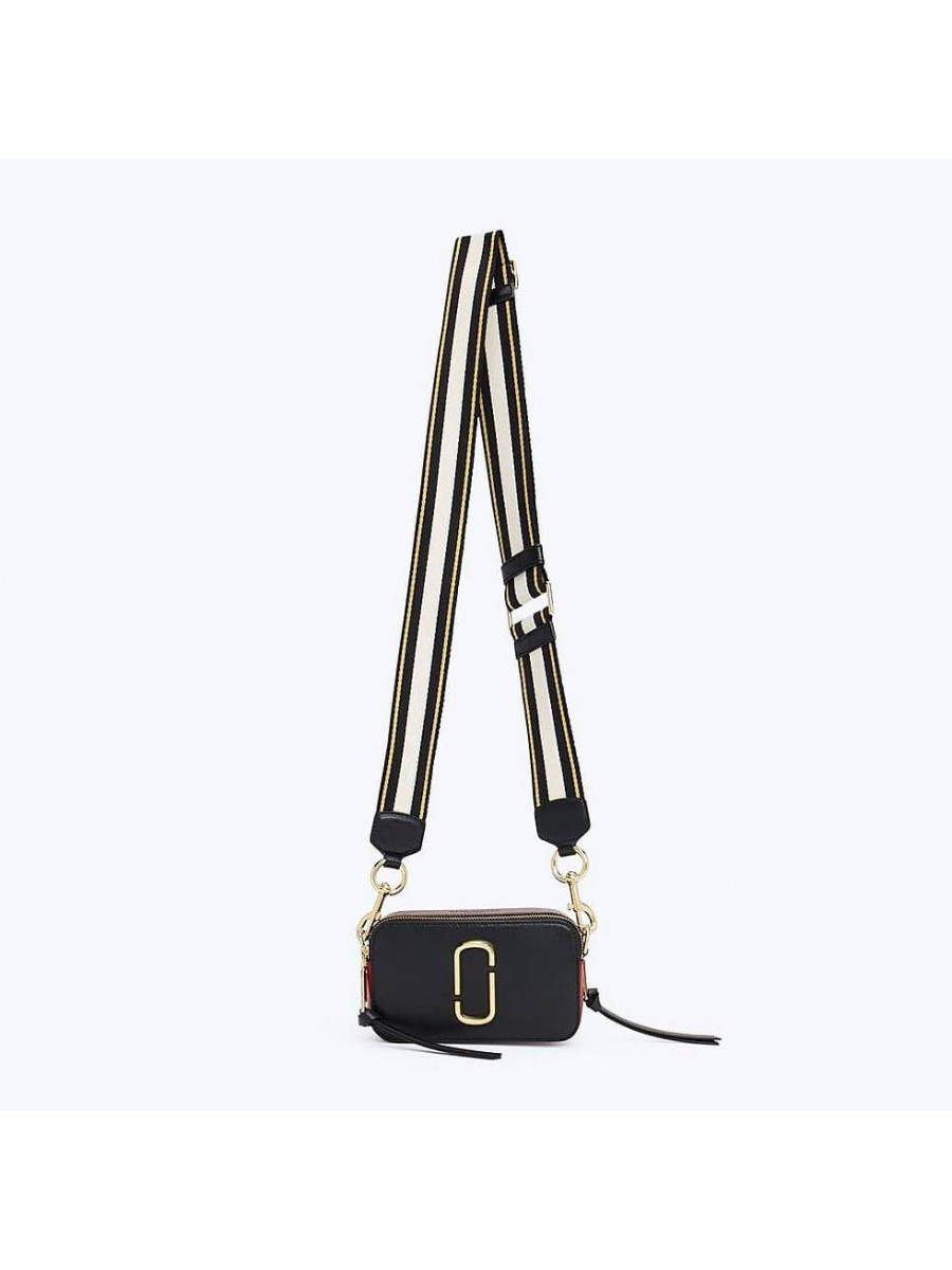 СУМКА MARC JACOBS SNAPSHOT BLACK/RED