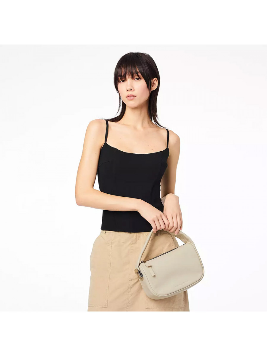 СУМКА MARC JACOBS THE PUSHLOCK MINI HOBO BAG CLOUD WHITE