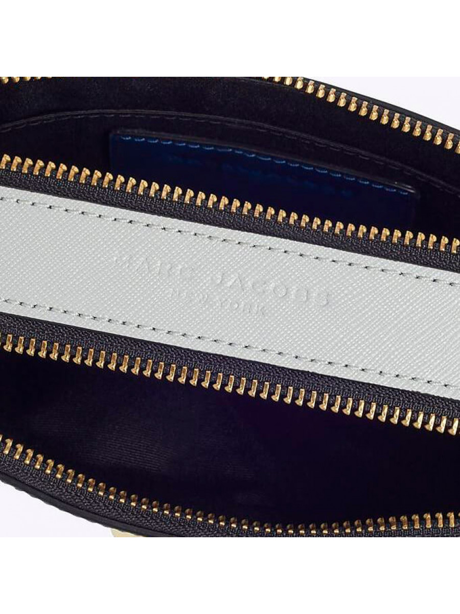 СУМКА MARC JACOBS LOGO STRAP SNAPSHOT BLUE SEA MULTI