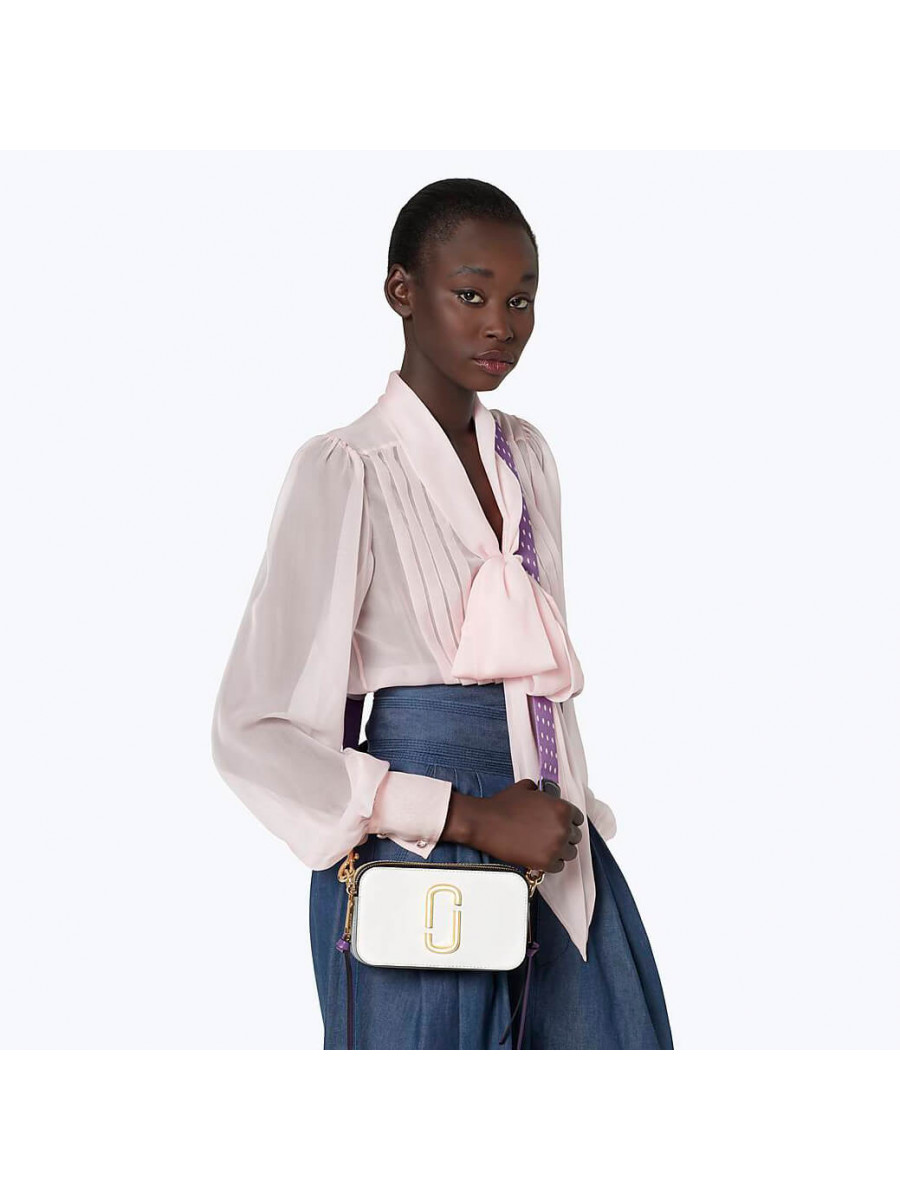 СУМКА MARC JACOBS SNAPSHOT MOON WHITE MULTI