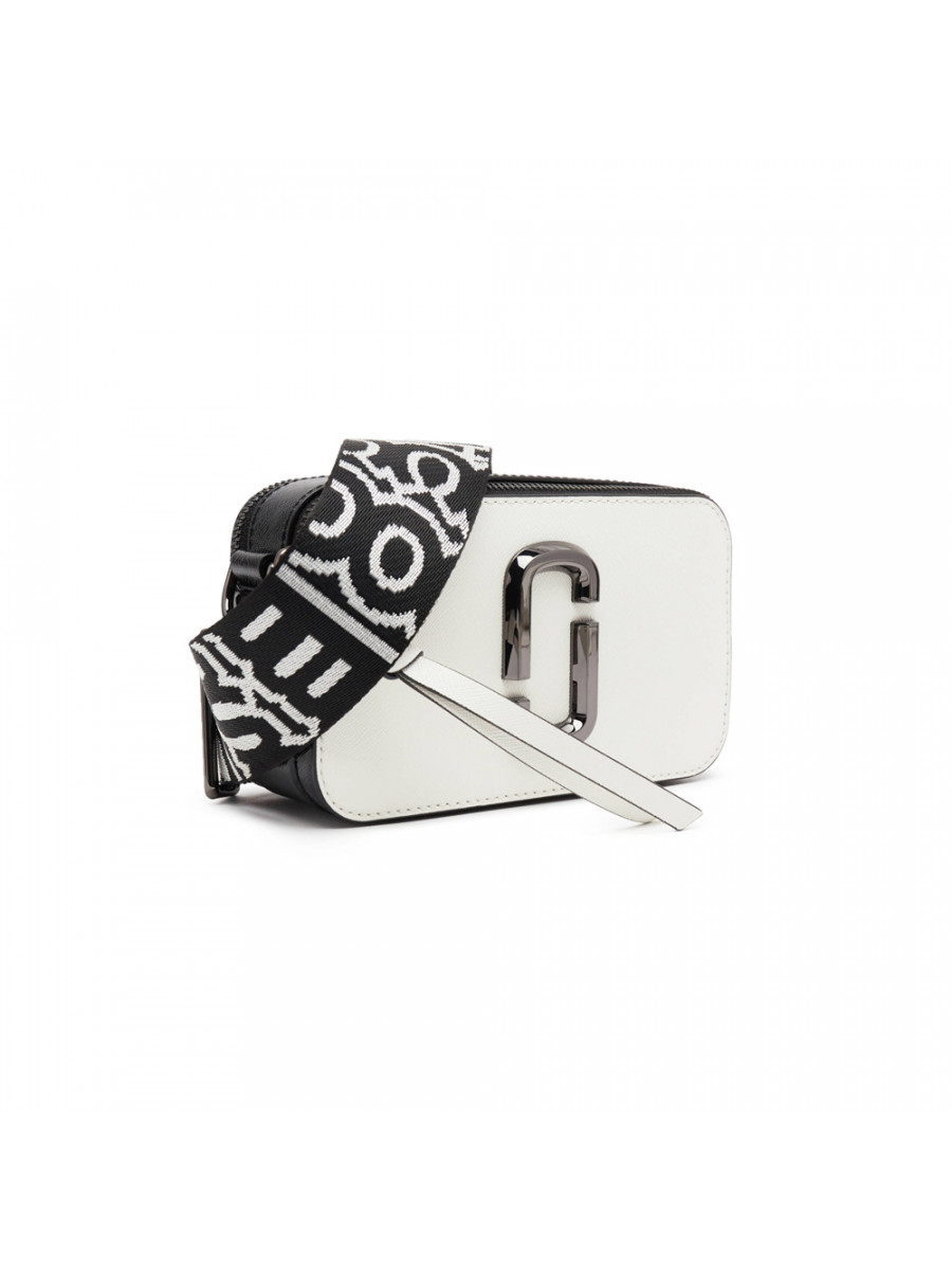СУМКА MARC JACOBS THE BI-COLOR SNAPSHOT BLACK/WHITE