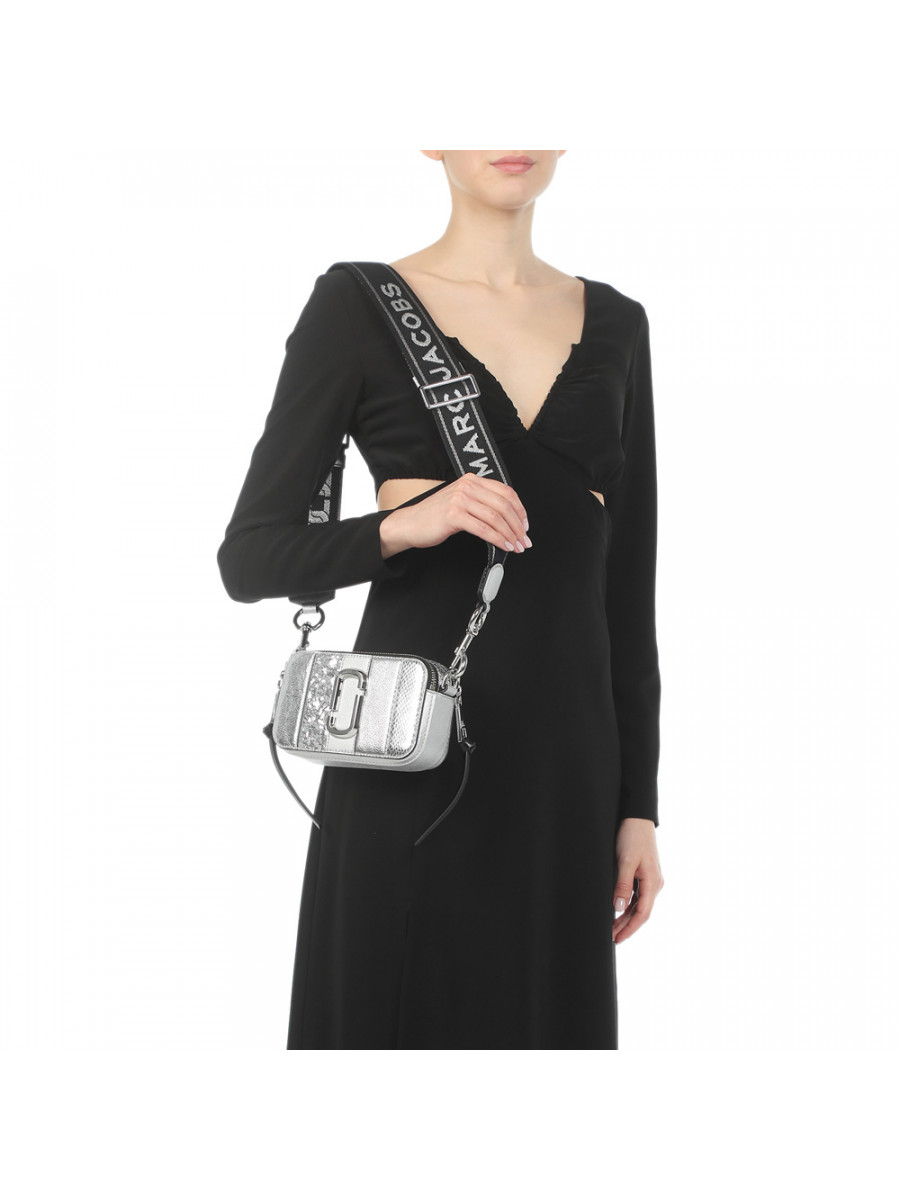 СУМКА MARC JACOBS THE SNAPSHOT METALLIC STRIPE