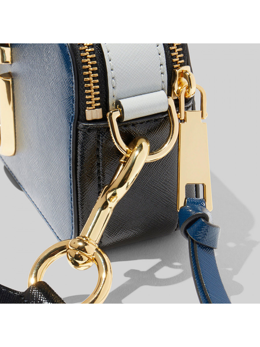 СУМКА MARC JACOBS LOGO STRAP SNAPSHOT NEW BLUE SEA MULTI