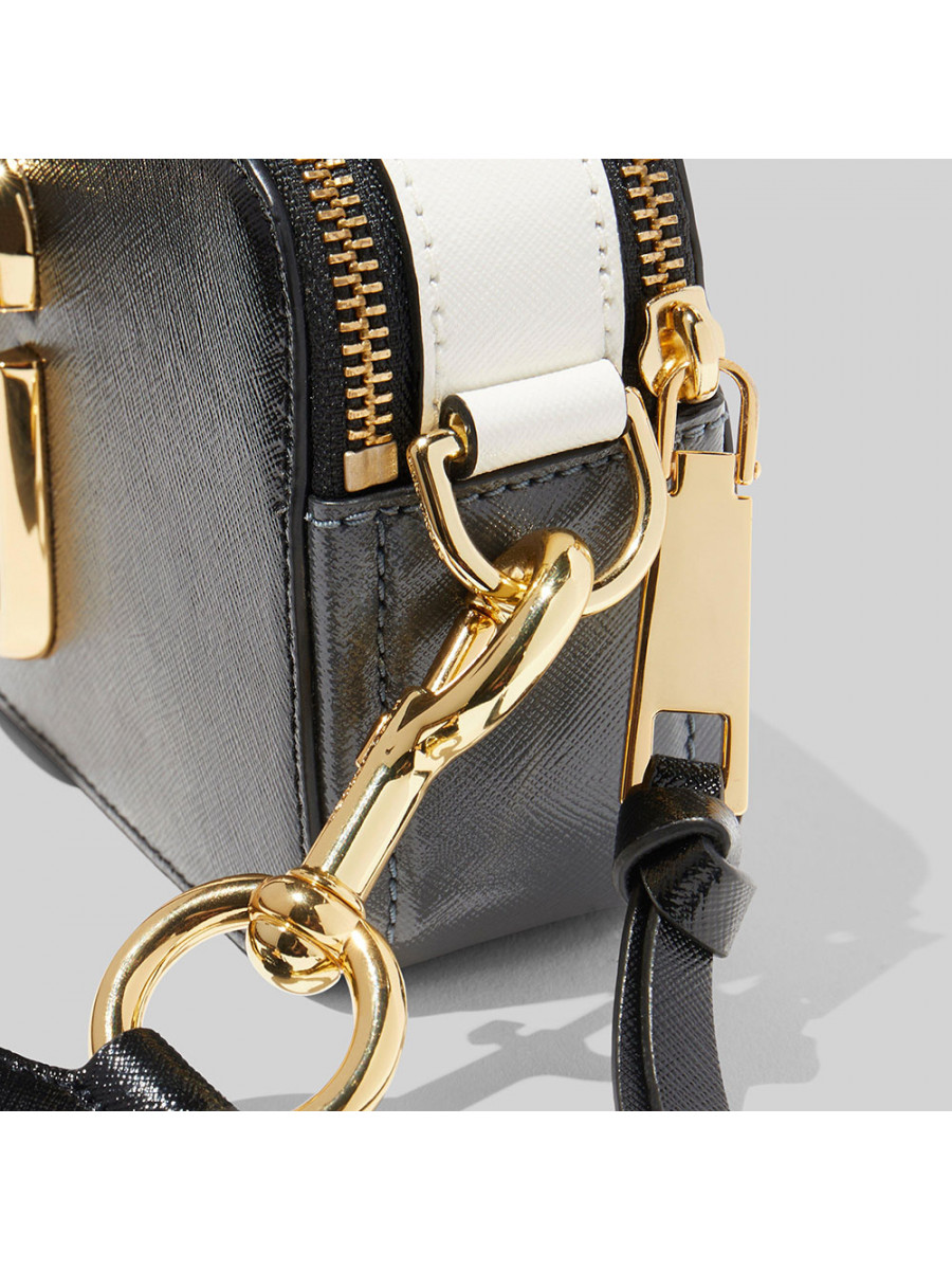 СУМКА MARC JACOBS LOGO STRAP SNAPSHOT NEW BLACK MULTI