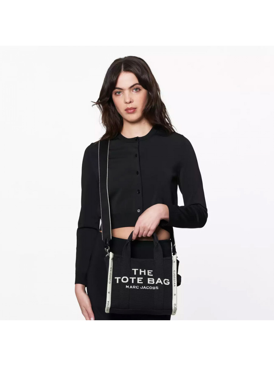 СУМКА MARC JACOBS THE JACQUARD SMALL TOTE BAG BLACK
