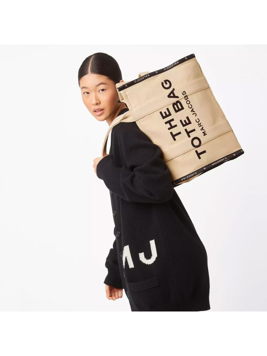СУМКА MARC JACOBS THE JACQUARD LARGE TOTE BAG WARM SAND