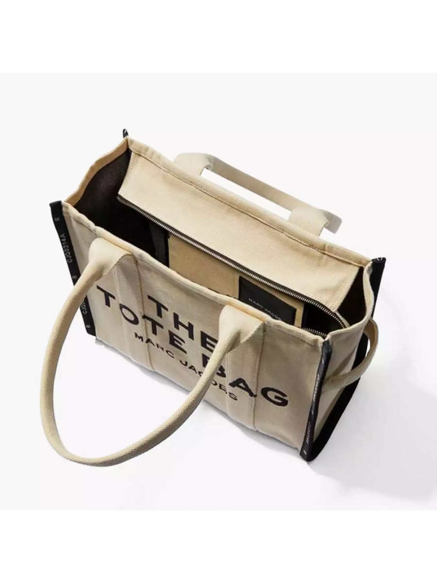 СУМКА MARC JACOBS THE JACQUARD LARGE TOTE BAG WARM SAND