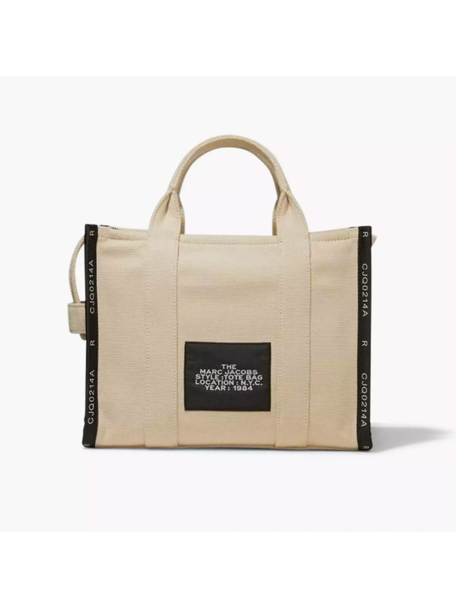 СУМКА MARC JACOBS THE JACQUARD MEDIUM TOTE BAG WARM SAND
