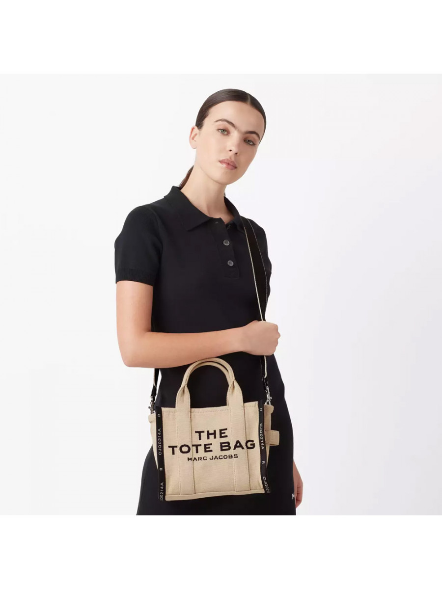 СУМКА MARC JACOBS THE JACQUARD SMALL TOTE BAG WARM SAND