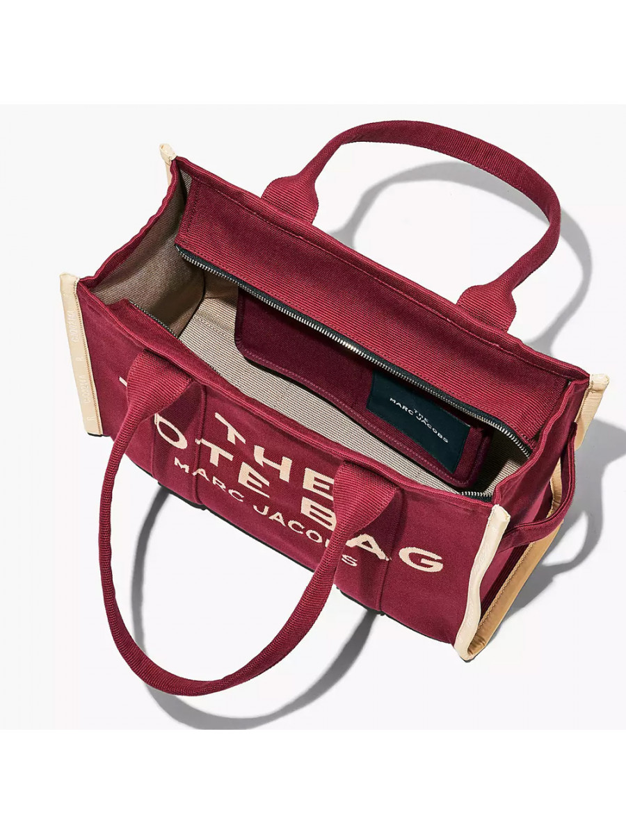 СУМКА MARC JACOBS THE JACQUARD LARGE TOTE BAG MERLOT