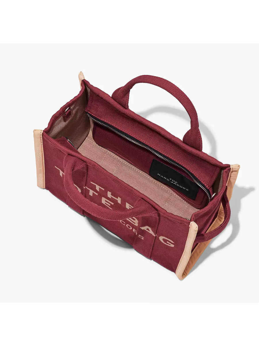 СУМКА MARC JACOBS THE JACQUARD MEDIUM TOTE BAG MERLOT