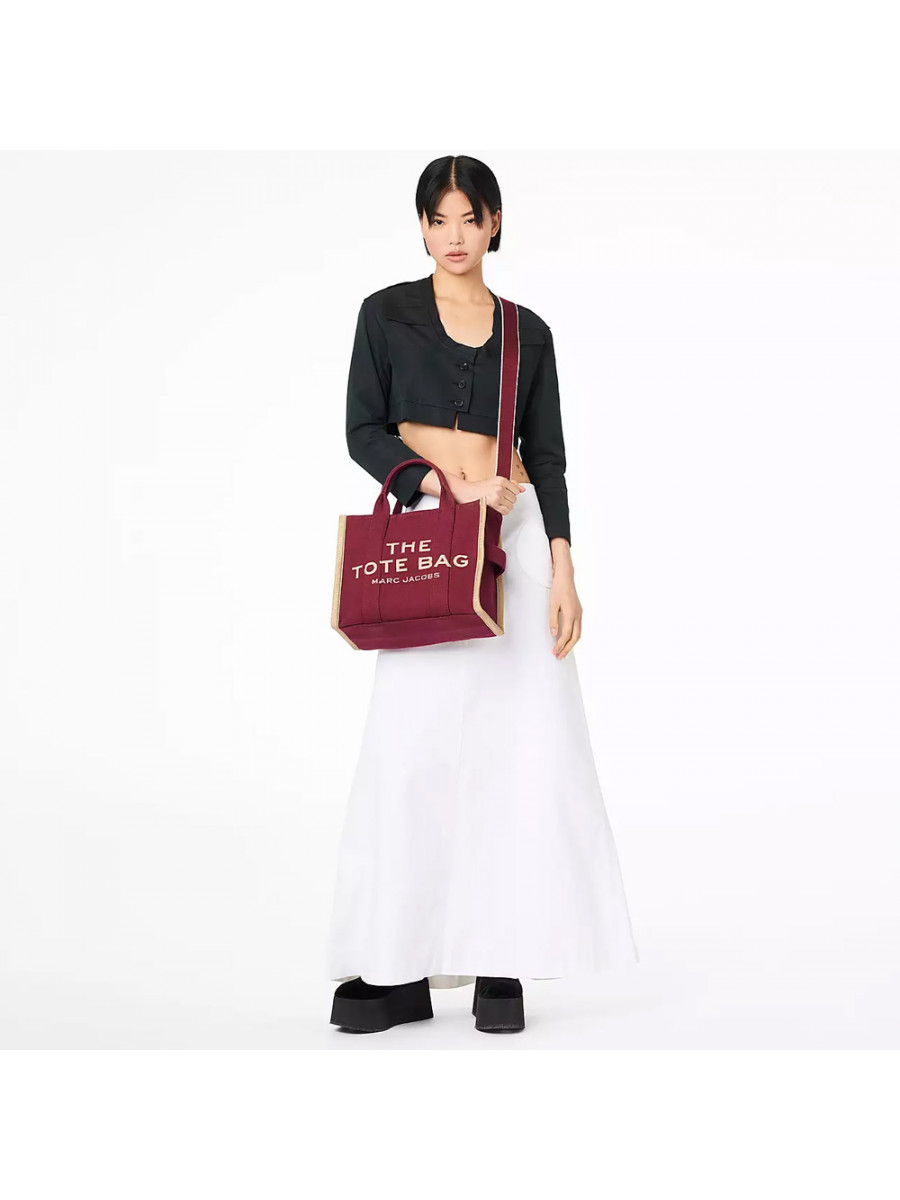 СУМКА MARC JACOBS THE JACQUARD MEDIUM TOTE BAG MERLOT
