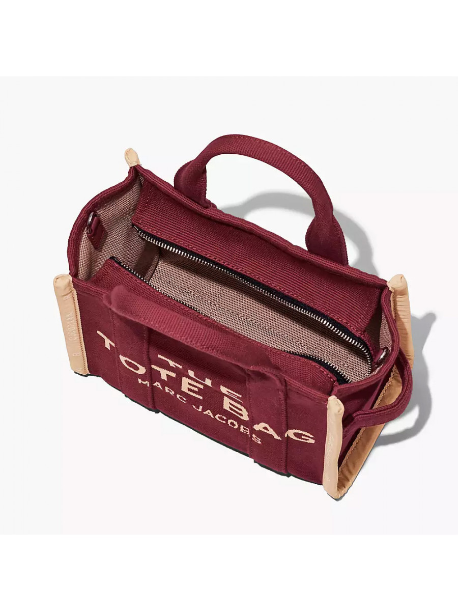 СУМКА MARC JACOBS THE JACQUARD SMALL TOTE BAG MERLOT