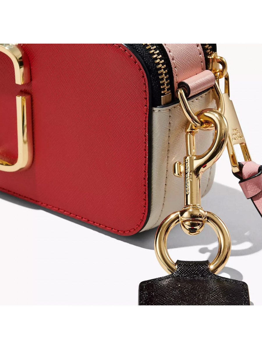 СУМКА MARC JACOBS THE COLORBLOCK SNAPSHOT TRUE RED MULTI