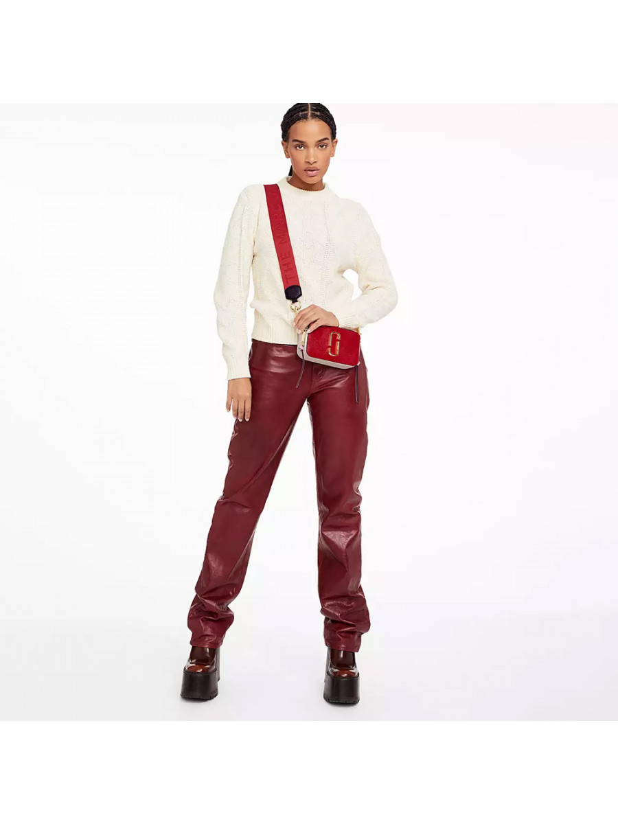 СУМКА MARC JACOBS THE COLORBLOCK SNAPSHOT TRUE RED MULTI