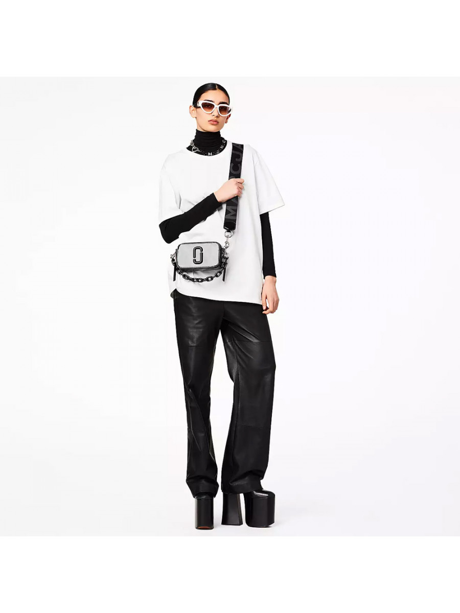 СУМКА MARC JACOBS THE PATENT LEATHER SNAPSHOT BLACK