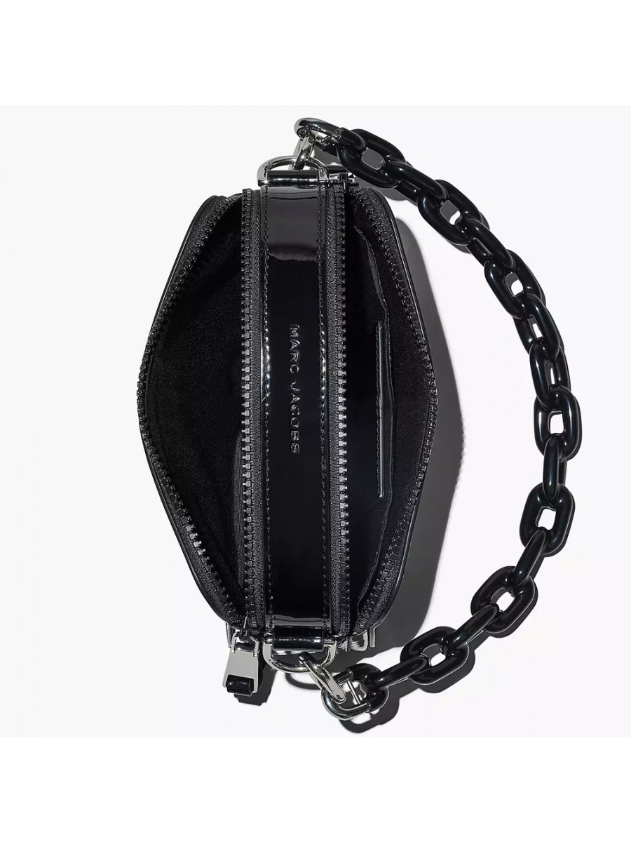 СУМКА MARC JACOBS THE PATENT LEATHER SNAPSHOT BLACK