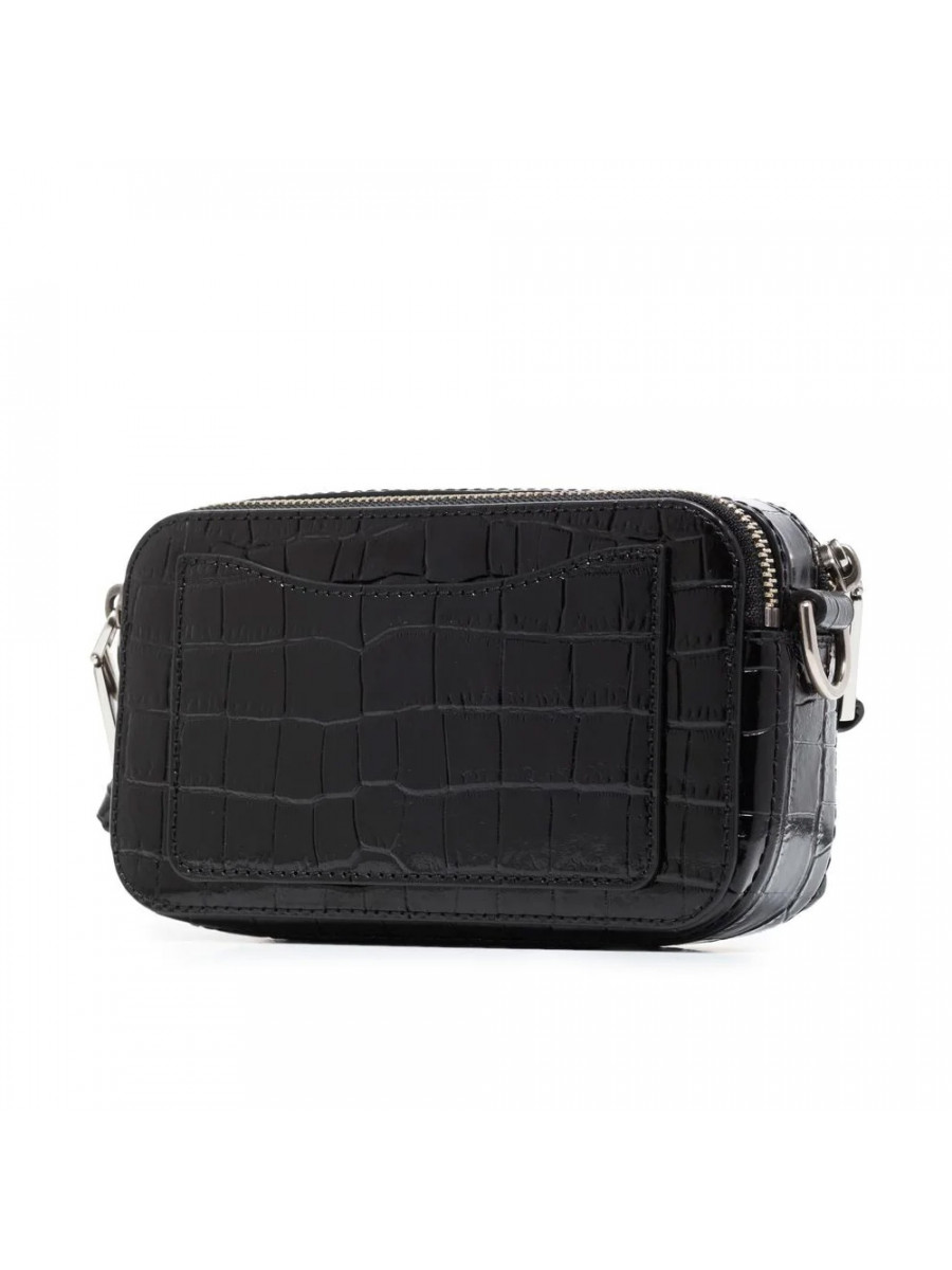СУМКА MARC JACOBS THE CROC-EMBOSSED SNAPSHOT BLACK