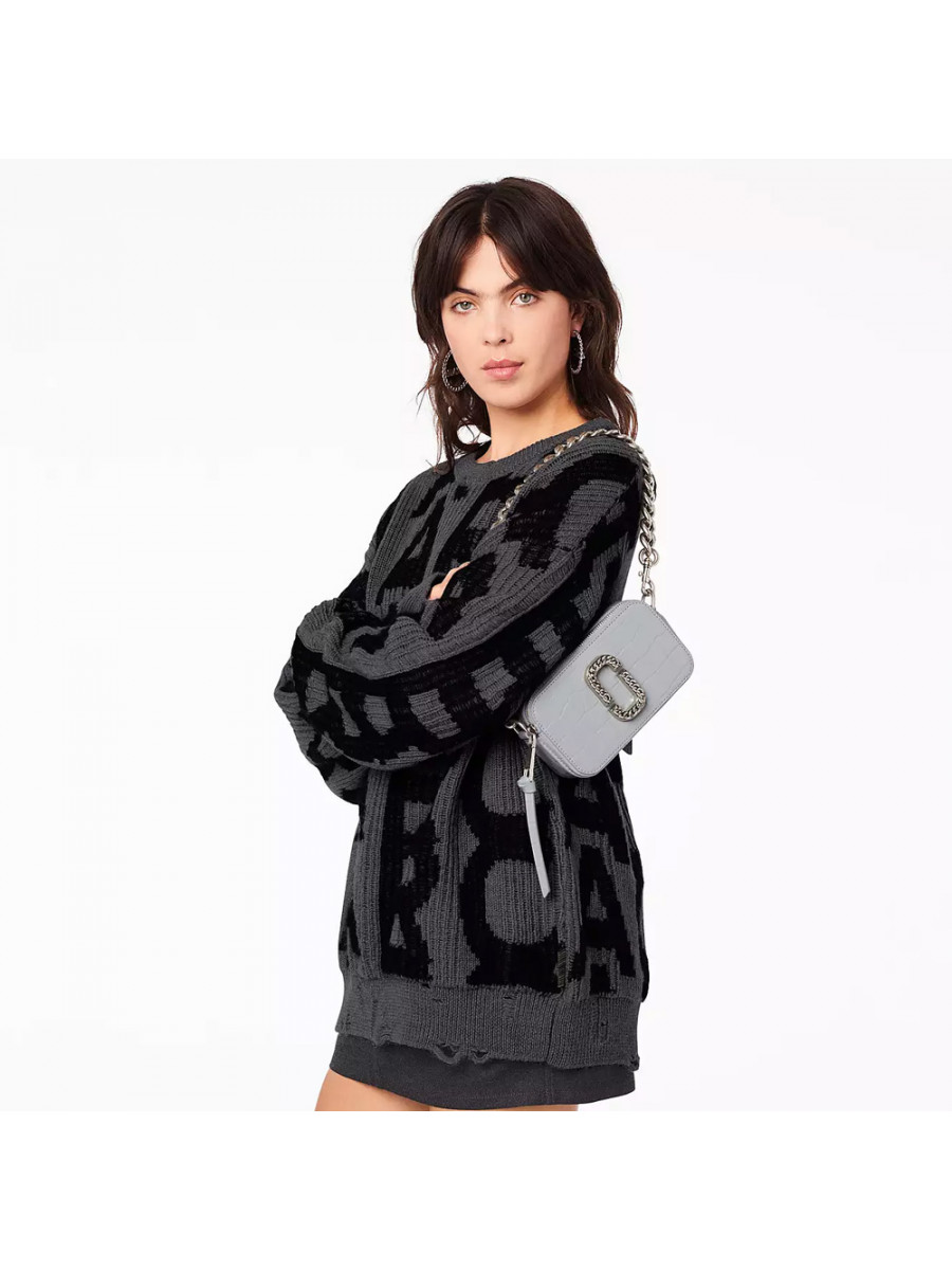 СУМКА MARC JACOBS THE CROC-EMBOSSED SNAPSHOT QUARRY