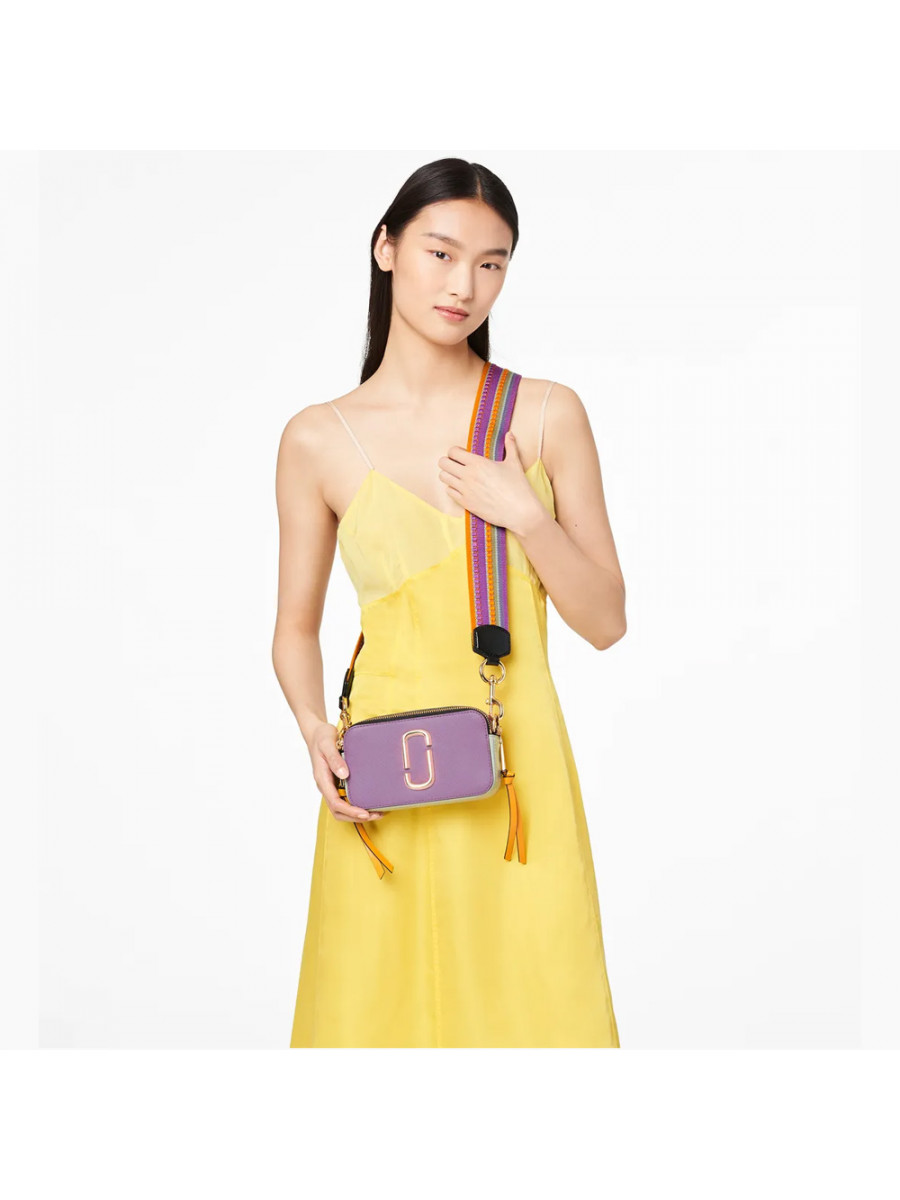 СУМКА MARC JACOBS THE SNAPSHOT COLORBLOCK REGAL ORCHID MULTI