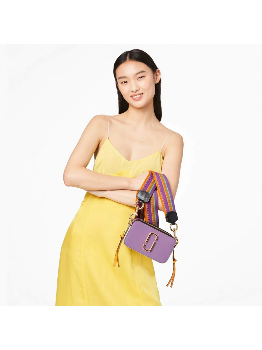 СУМКА MARC JACOBS THE SNAPSHOT COLORBLOCK REGAL ORCHID MULTI