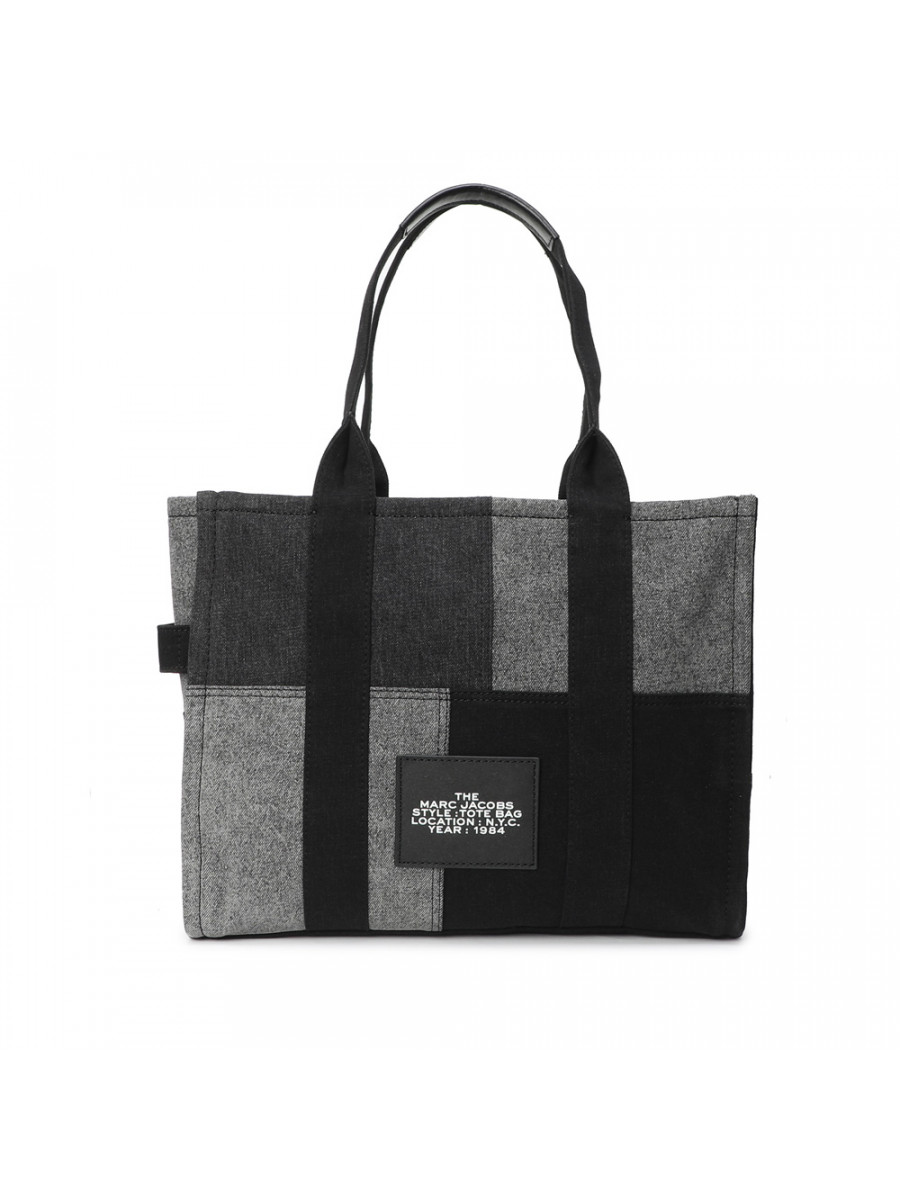 СУМКА MARC JACOBS THE DENIM LARGE TOTE BAG BLACK