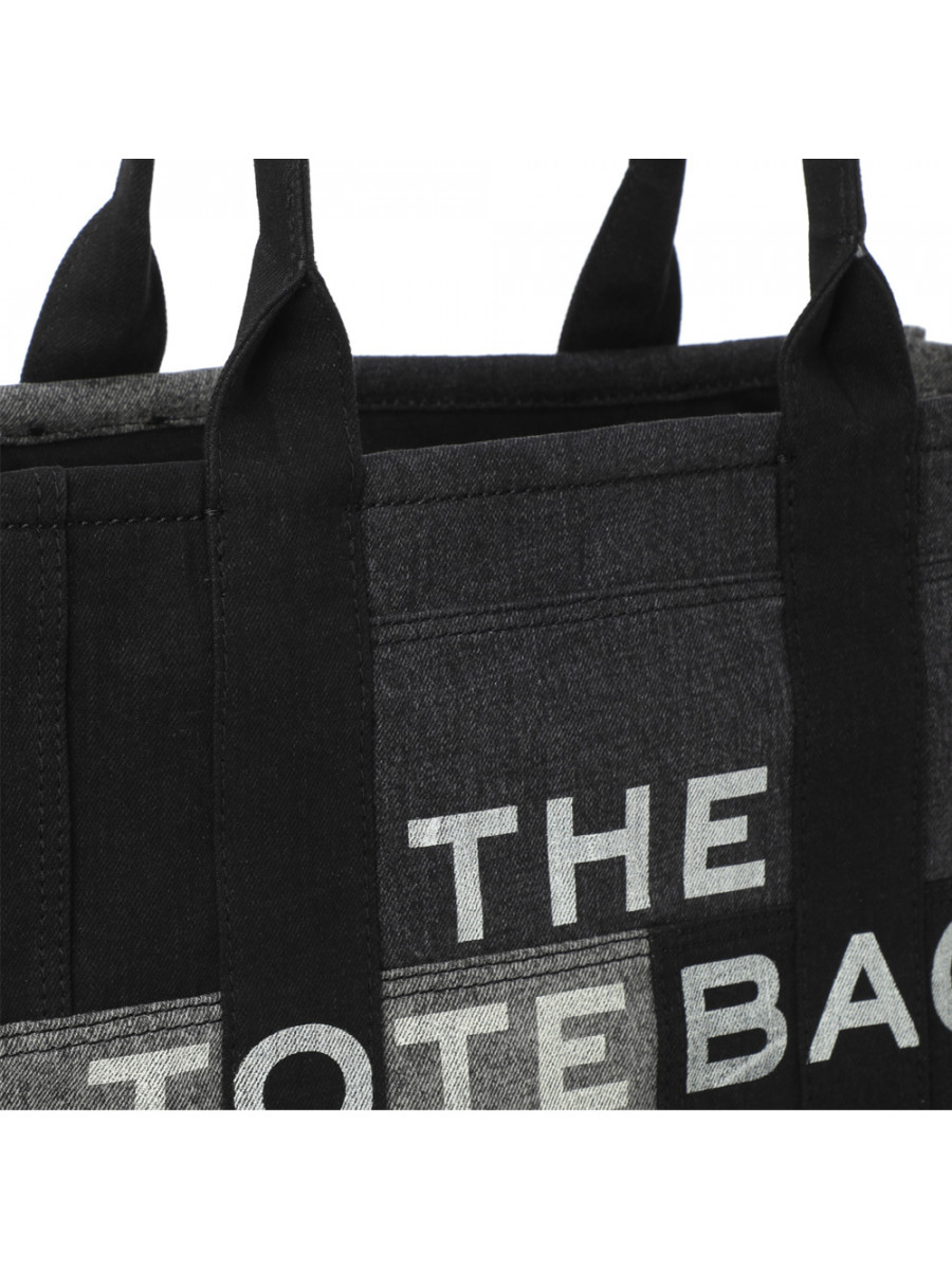 СУМКА MARC JACOBS THE DENIM LARGE TOTE BAG BLACK
