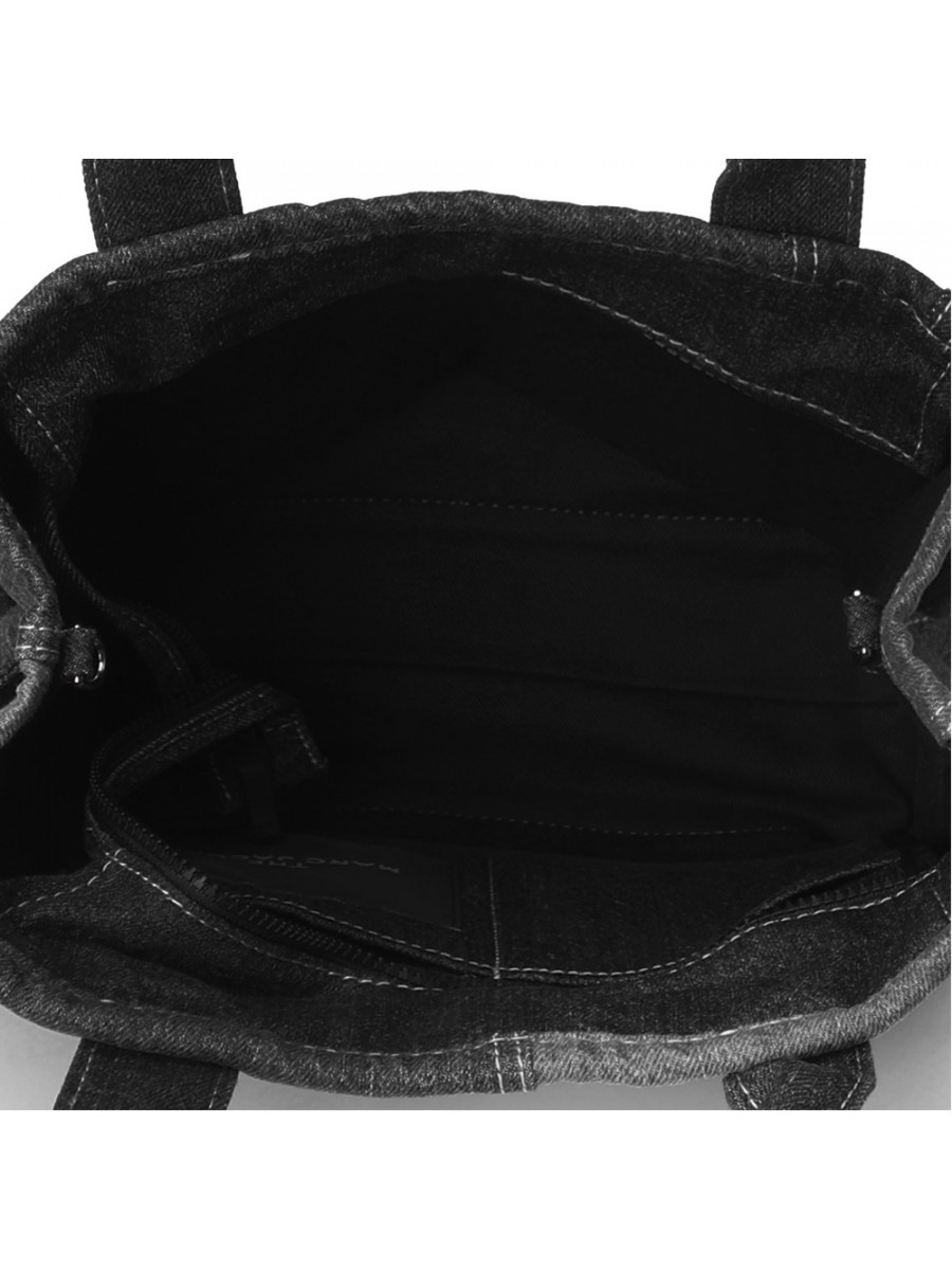 СУМКА MARC JACOBS THE DENIM LARGE TOTE BAG BLACK