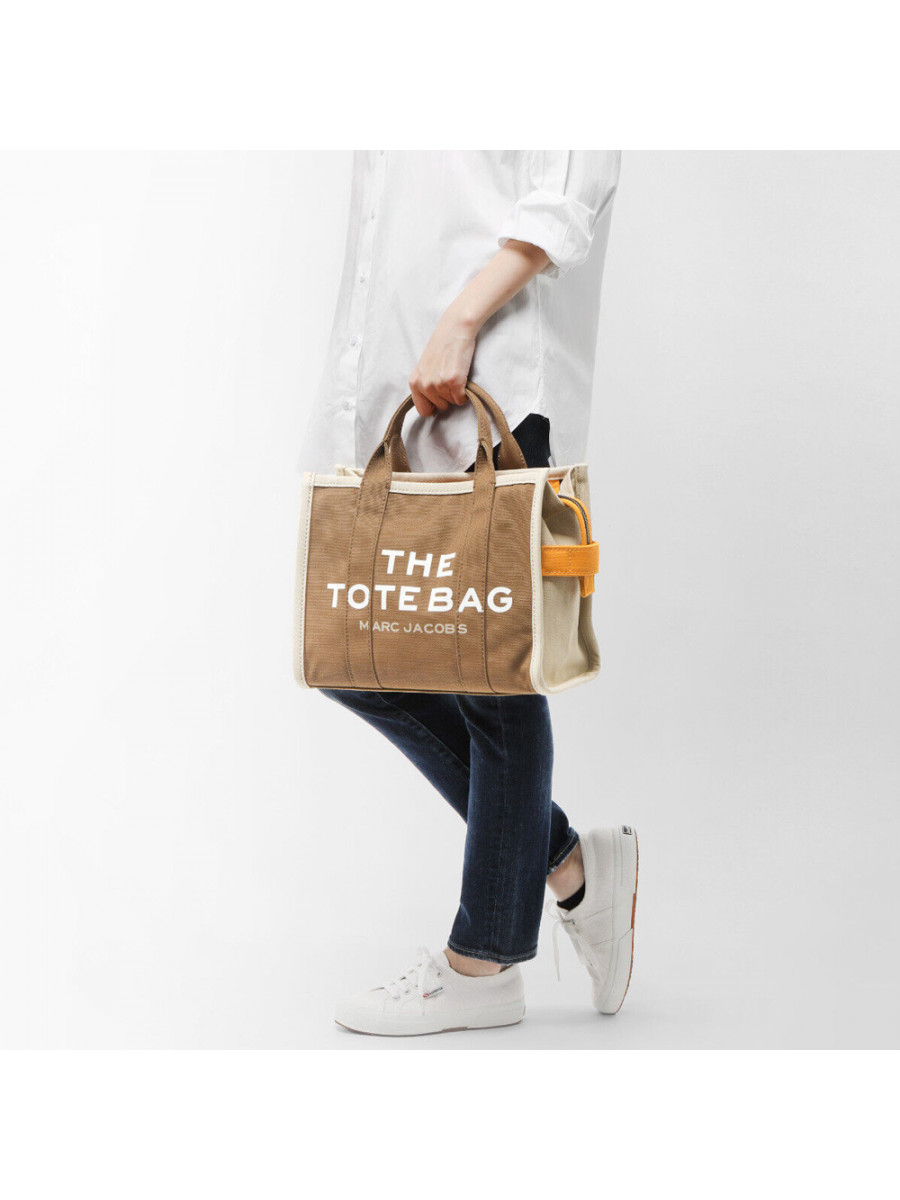 СУМКА MARC JACOBS THE COLORBLOCK MEDIUM TOTE BAG BROWN MULTI