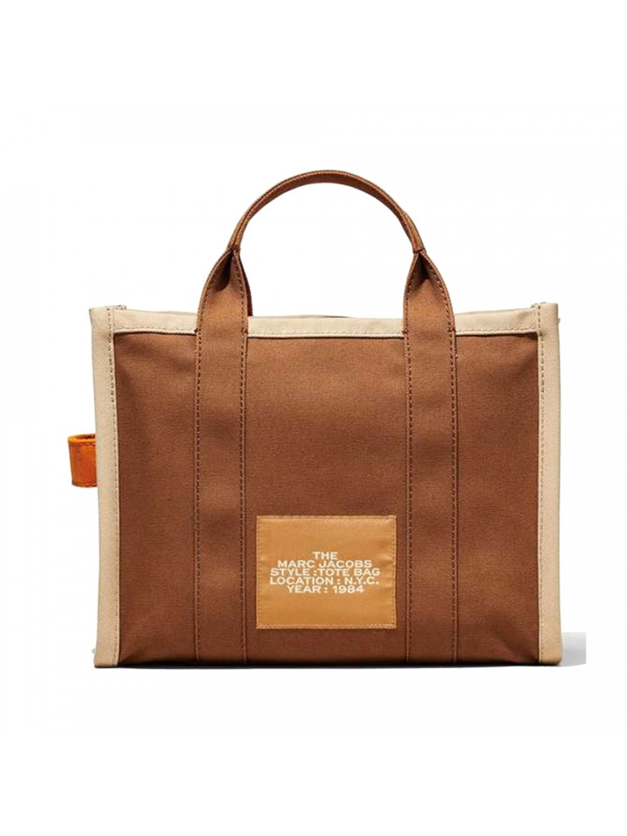 СУМКА MARC JACOBS THE COLORBLOCK MEDIUM TOTE BAG BROWN MULTI