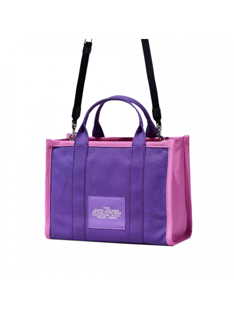 СУМКА MARC JACOBS THE COLORBLOCK MEDIUM TOTE BAG PURPLE POTION MULTI