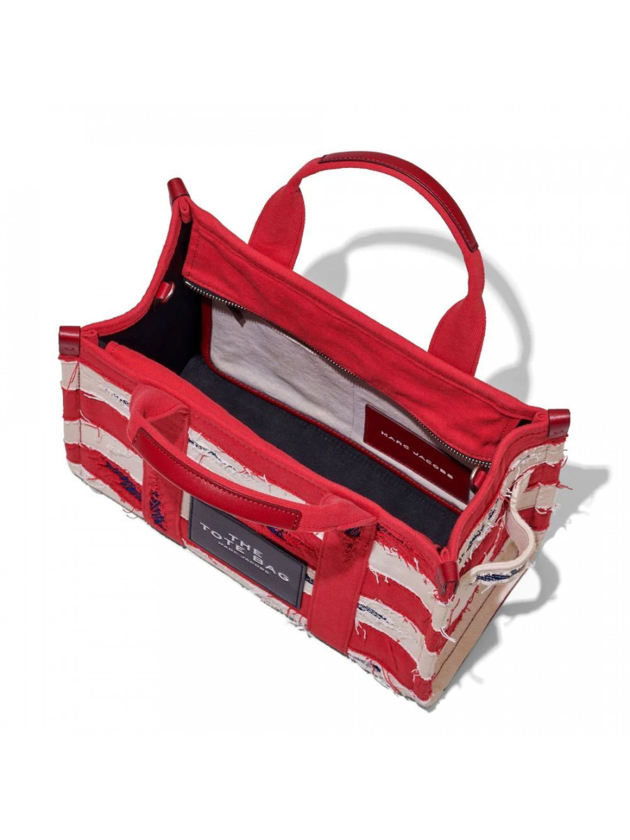 СУМКА MARC JACOBS THE AMERICANA MEDIUM TOTE BAG RED DENIM MULTI