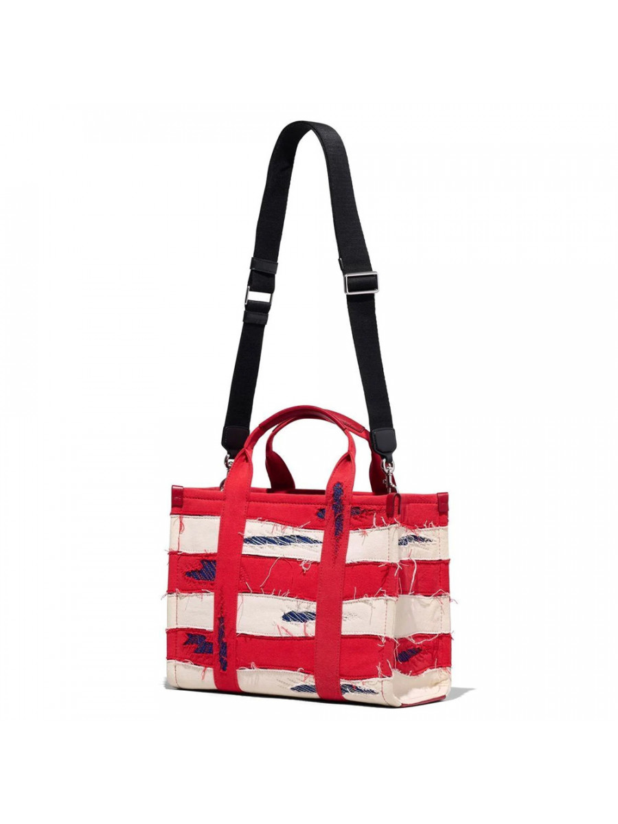 СУМКА MARC JACOBS THE AMERICANA MEDIUM TOTE BAG RED DENIM MULTI